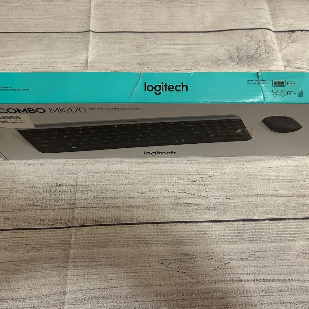 Logitech MK470 Slim Wireless Keyboard and Mouse Combo